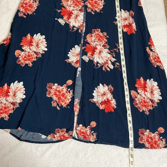 Floral Ruffle Strap Maxi Dress - Picture 11 of 14